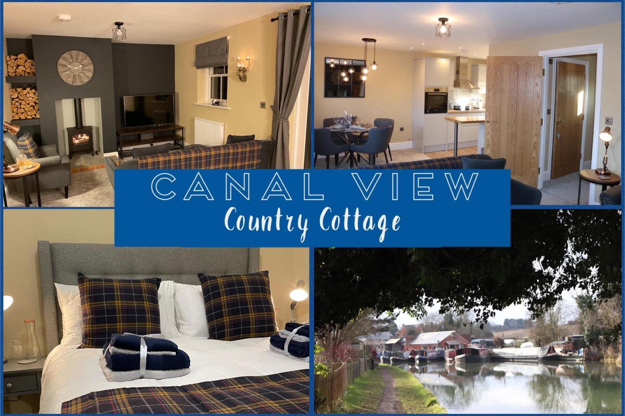 Canal View Cottage With Log Fire & Parking Blisworth المظهر الخارجي الصورة